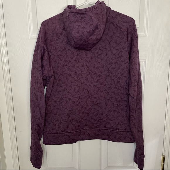 MEC burgundy light weight fleece hoody size Large - Picture 4 of 8